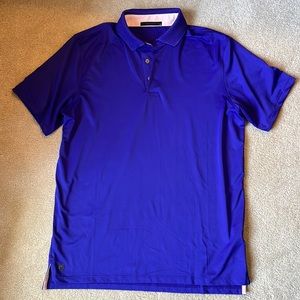 Like new men’s golf polo Greyson Purple size M medium with pink accents